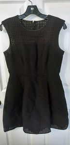 🚫SOLD🚫J. Crew Black Eyelet Dress